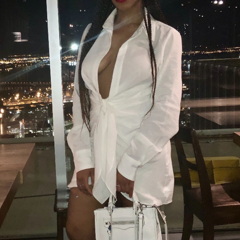 Choosy White T-Shirt Dress